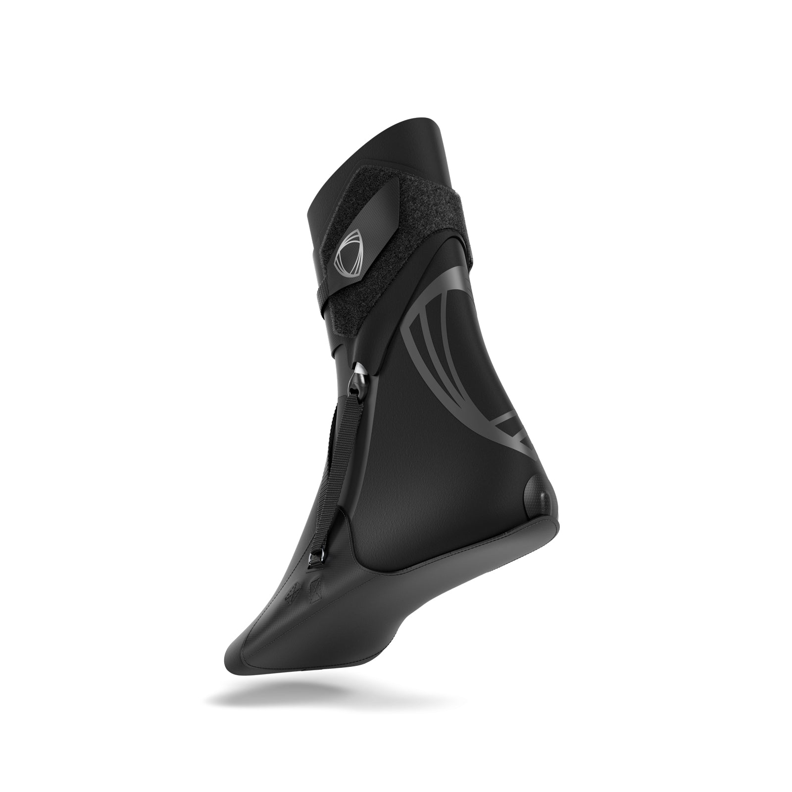 Schwarze Sprunggelenkbandage: The BetterGuard 3.0 – die beste Bandage für Knöchelstabilisierung bei allen Sportarten.