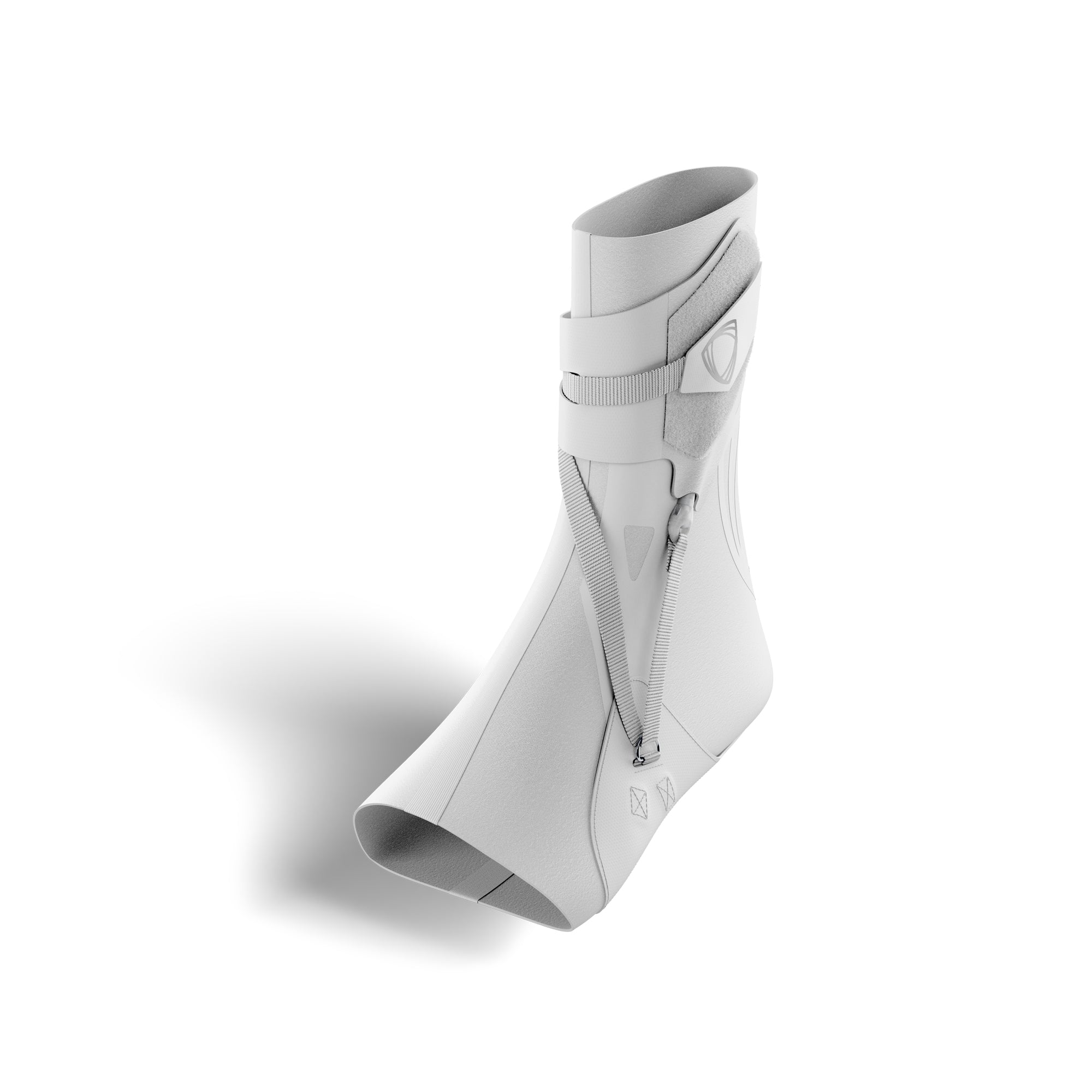 Weiße Sprunggelenkbandage: The BetterGuard 3.0 – die beste Bandage für sportlichen Knöchelschutz.