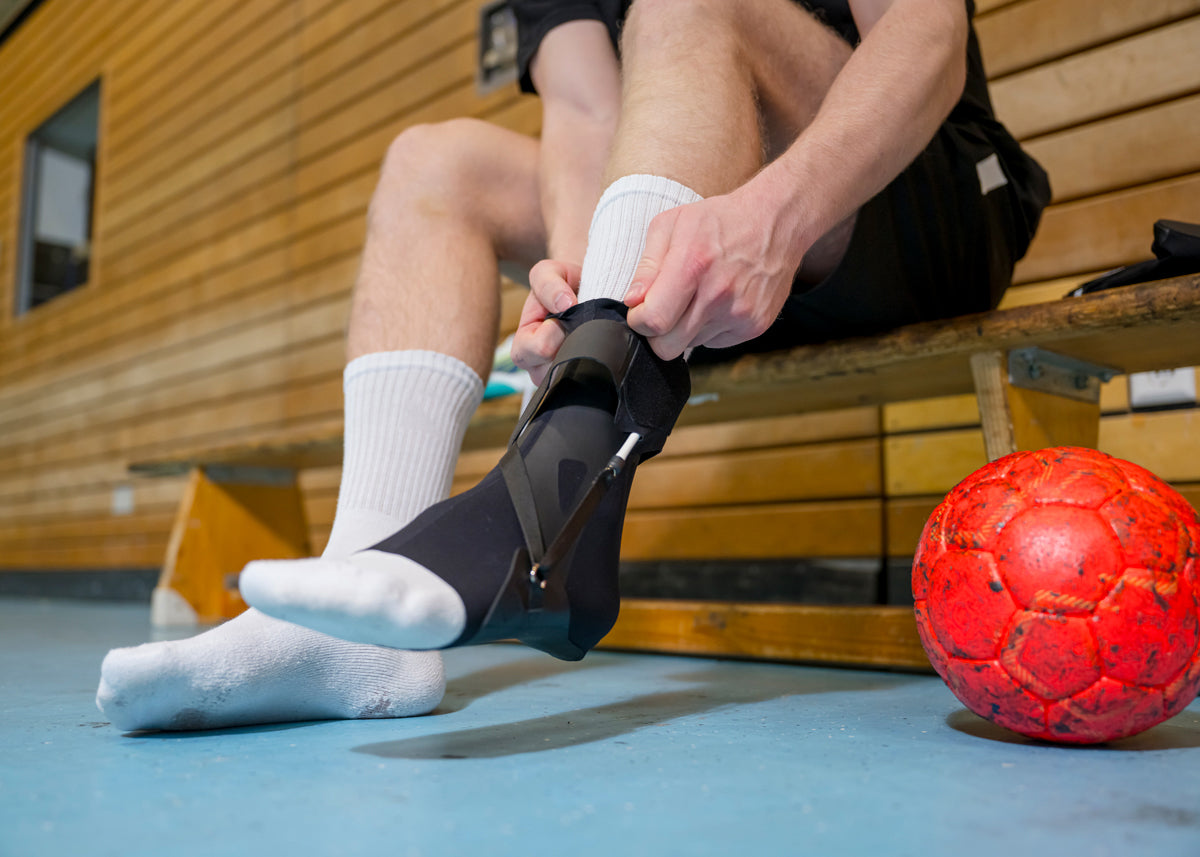 Ankle support for sprained ankle recovery