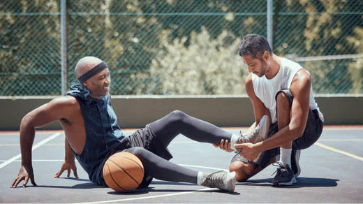 Basketball injuries - our intelligent ankle bandage offers maximum protection