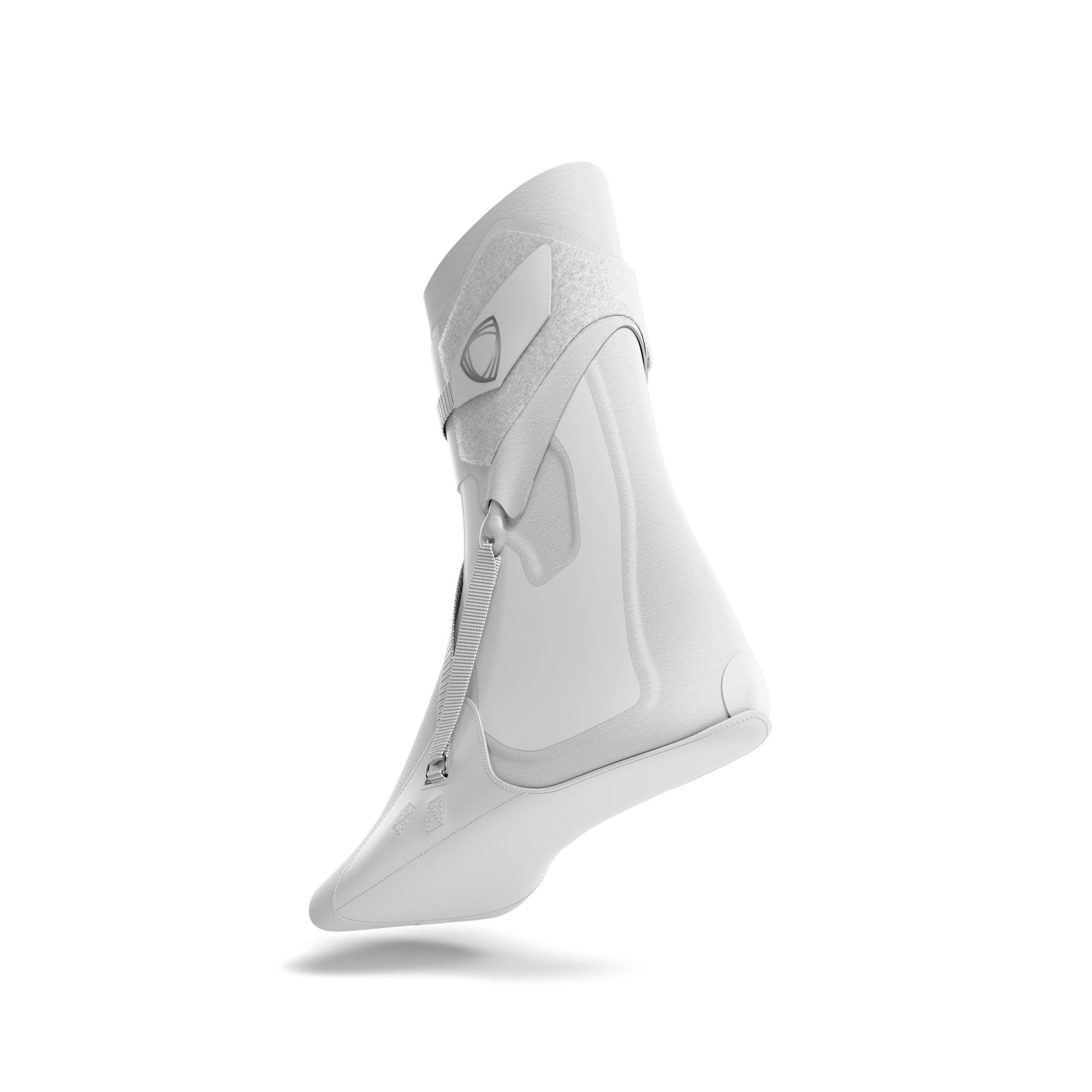 White ankle brace for maximum ankle protection